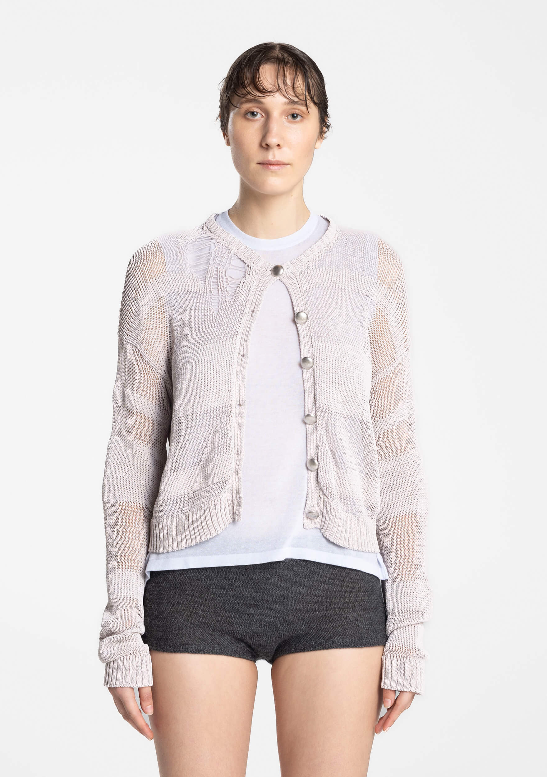 Igate-cotton-cardigan-nude-zoom in