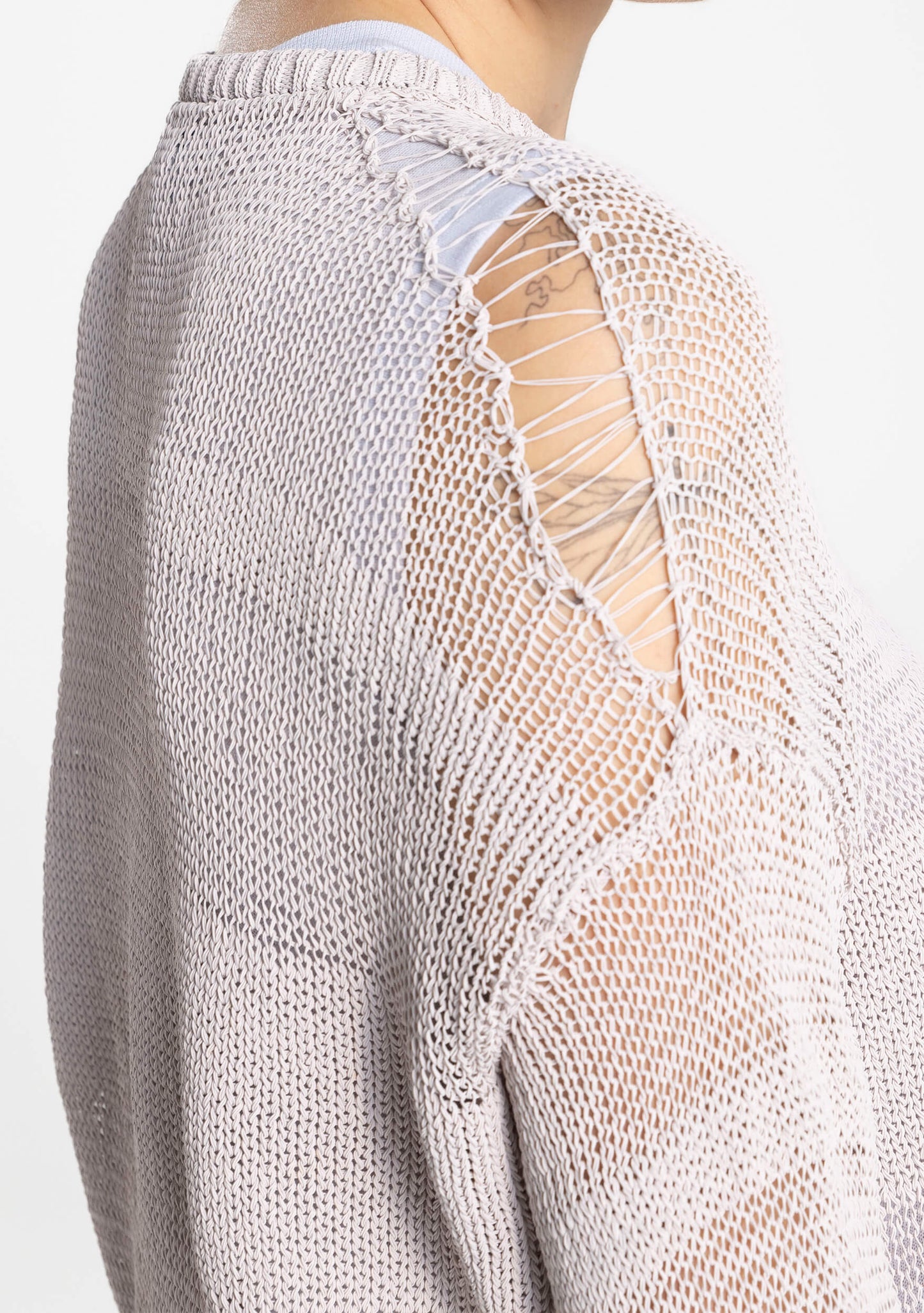 Igate-cotton-cardigan-nude-detail