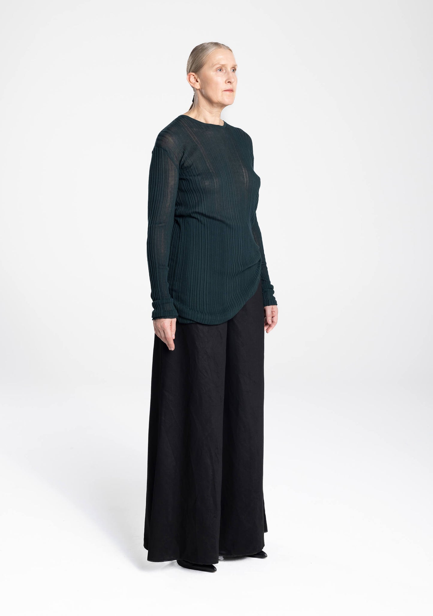 Morra - cotton - pullover - green - side