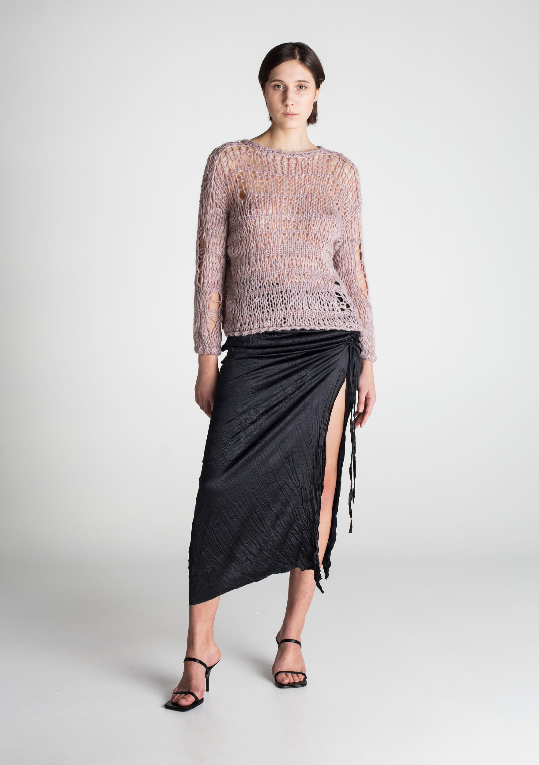 Poperinge- alpaca pullover- rose