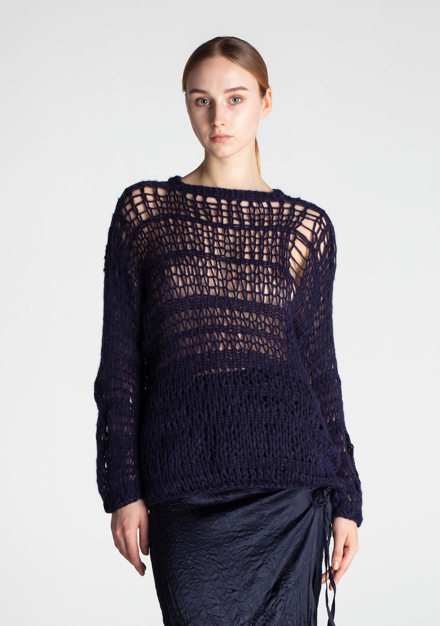 Poperinge- alpaca pullover- purple