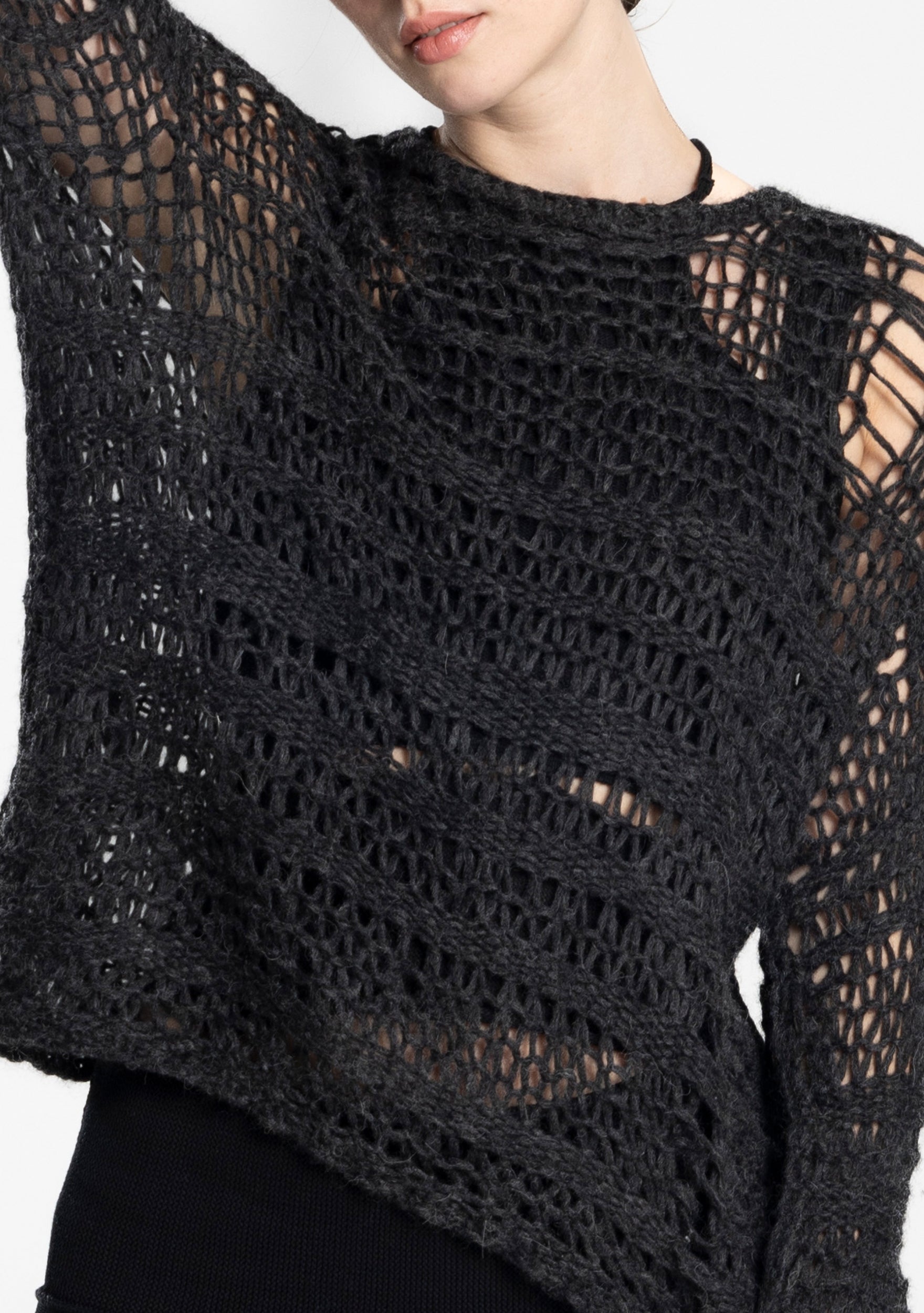 Poperinge- alpaca pullover- detail