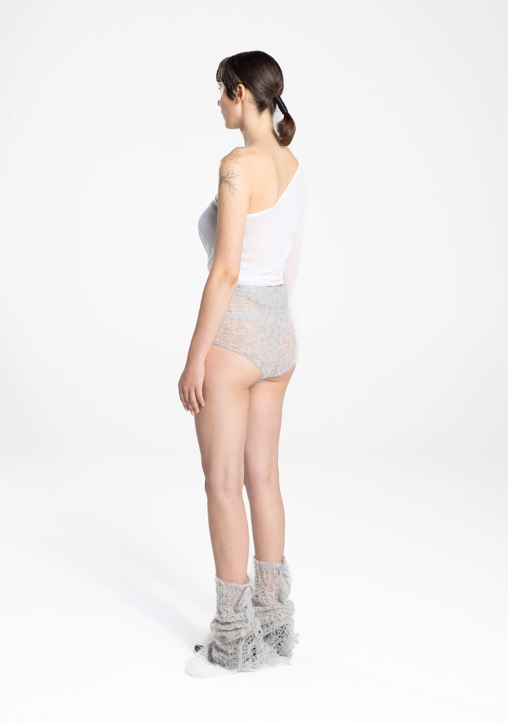 Noja - cotton - pullover - asymmetrical - light mint - back