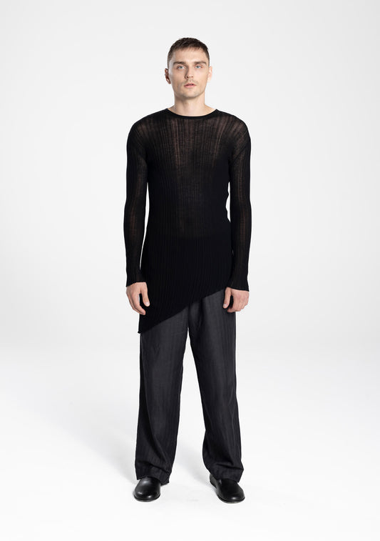 Morra - cotton - pullover - black 